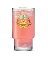 JoyJolt Disney Princess Iconic Tall Drinking Glasses, Set of 6
