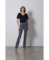 Etcetera Women's E3 by Tweed Pull-On Pants Gridded