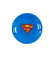 Slippery Racer Downhill Pro Round Batman & Superman Saucer Disc Snow Sled Set