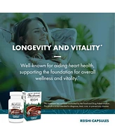 Host Defense Reishi Capsules - Heart & Immune Health Support Supplement
