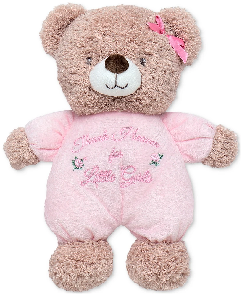 Little Me Baby Girls Thank Heaven for Little Girls 9" Plush Bear