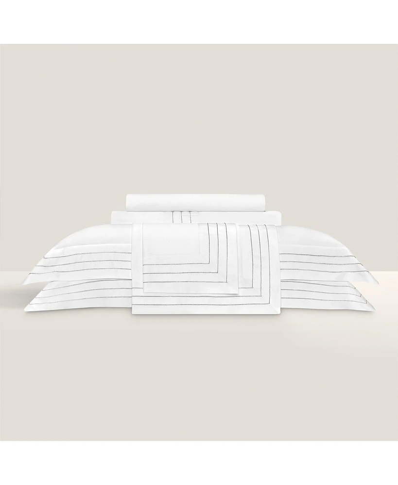 Togas Eden white/white Duvet cover King white