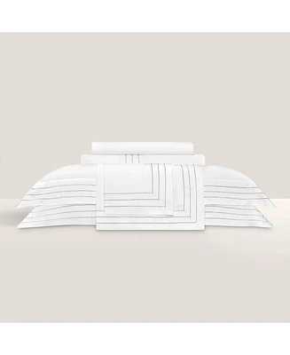 Togas Eden white/white Duvet cover King white