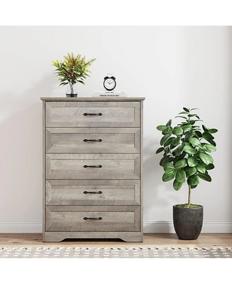 gaomon Modern Drawers Dresser, Chest of Drawers Closet Organizers and Storage Clothes