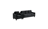 Slickblue Couch Comfortable Sectional Couches and Sofas for Living Room Bedroom Office Small Space