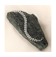 Sohi Women's Geometric Tennis Bracelet