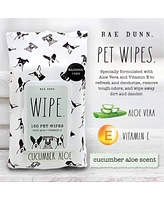 Rae Dunn "Wipe." Pet Wipes with Aloe and Vitamin E. Cucumber Aloe Scent