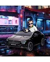 Qaba Mercedes-Benz Amg Licensed 12V Kids Ride on Car w/ Remote,
