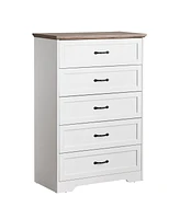 gaomon Modern Drawers Dresser, Chest of Drawers Closet Organizers and Storage Clothes