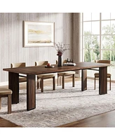 Tribesigns 78 inches Rectangular Wood Dining Table with Thicken Heavy Duty Tabletop for 6-8 People