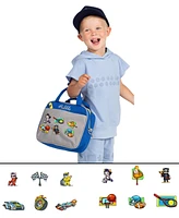 Rabble Clothing Kids Unisex Kids' Lunch Bag with Racing Royalty Dabblz Bundle