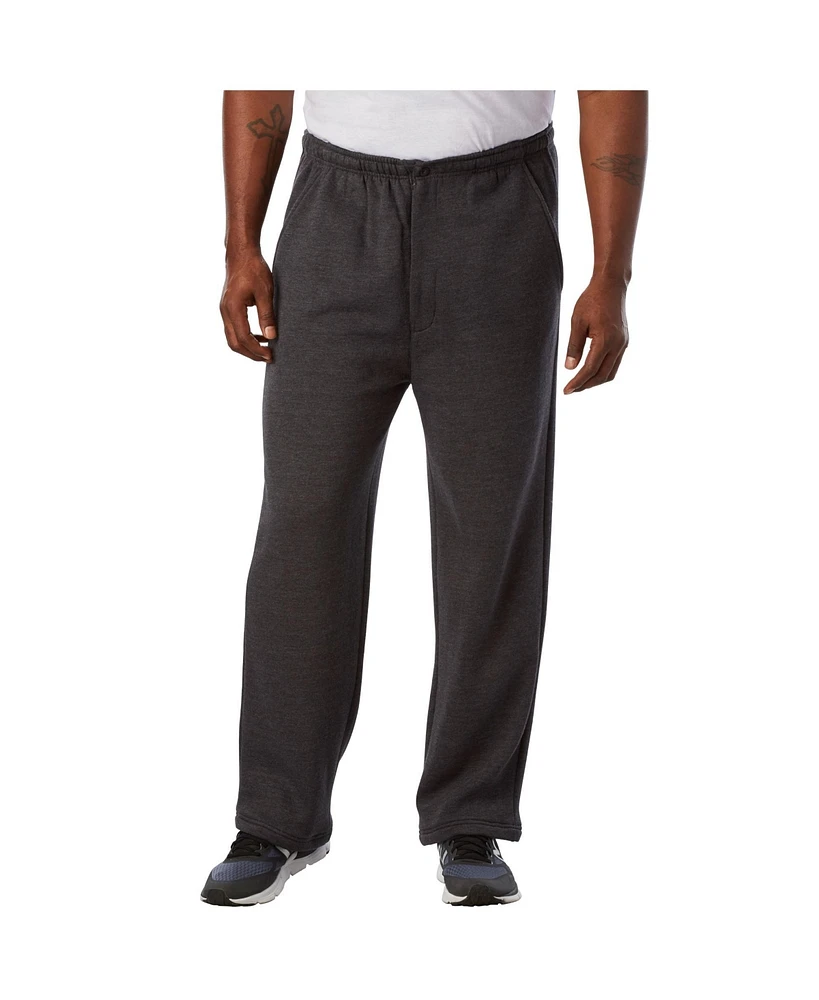 KingSize Big & Tall Fleece Zip Fly Pants