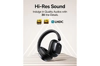 Baseus Wireless Headphones Noise Cancelling Over-Ear Bluetooth H1s, White