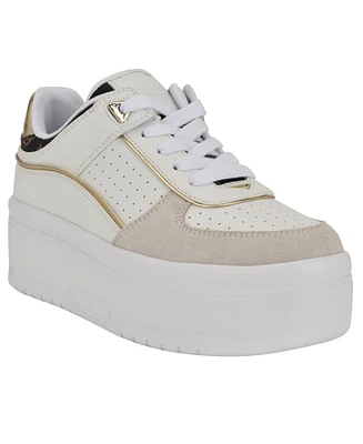 Guess Women's Ridgee Lace Up Platform Sneakers