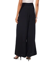 Vince Camuto Women's High-Rise Wide Leg Tie-Belt Pleated Trousers