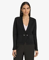 Calvin Klein Women's Two-Button Sweater Blazer