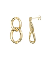 Macy's Double Loop Dangle Earrings