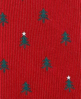 Tommy Hilfiger Boys Holiday Christmas Tree Pre-Tied Zipper Necktie