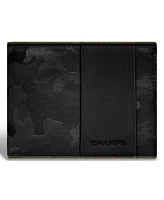 Champs Men's Camo Collection Leather Top Wing Wallet