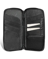 Champs Men's Onyx Collection Leather Multi Passport Case