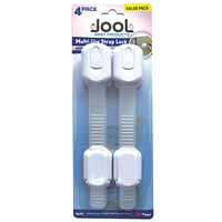 Jool Baby Toddler Multi-Use Safety Strap for Cabinets, Fridges, Drawers, Damage-Free Adhesives Safety Set