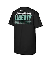 Outerstuff Big Boys and Girls Black New York Liberty 2024 Wnba Finals Champions Roster T-shirt