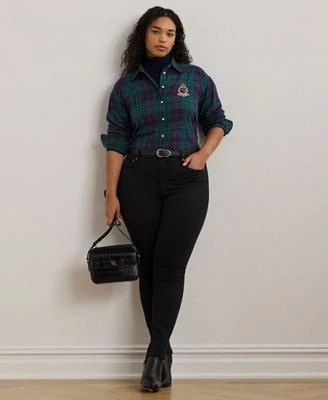 Lauren Ralph Lauren Plus Size Plaid Crest Shirt Corduroy Pants