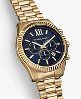 Michael Kors Men's Lexington Chronograph Gold-Tone Stainless Steel Watch 44mm