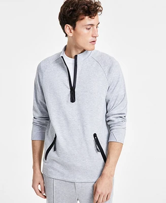 Alfani Men's Alfatech Quarter-Zip Sweatshirt, Exclusively at Macy's