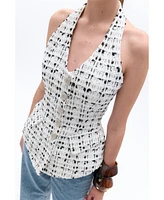 Nocturne Women's Tweed Vest