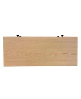Slickblue Functional Entryway Organizer with 2 Flip Drawers Space-Saving Storage Solution for Essentials