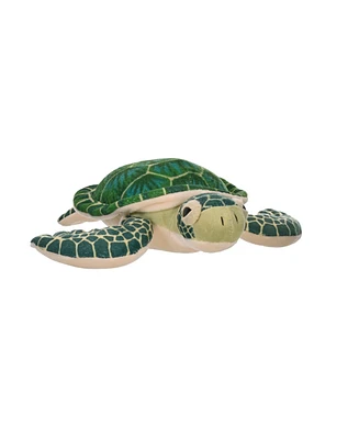 Wild Republic Cuddlekins Mini Green Sea Turtle Stuffed Animal, 8 Inches