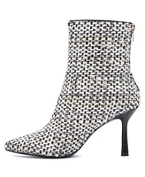 New York & Company Women's Ricki Fabric Pointy Ankle Boots