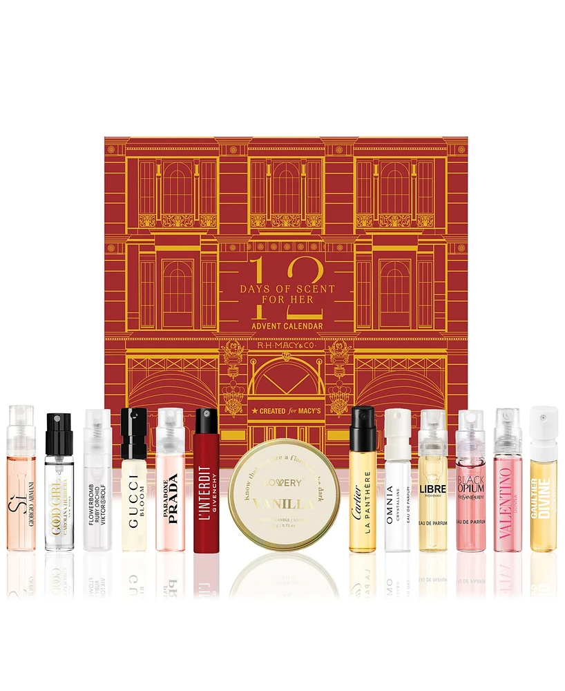 13-Pc. Macy's Favorite Scents 12 Days Of Scent For Her Advent Calendar Gift Set, Exclusively at Macy's