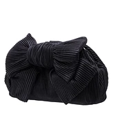 Nina Pleated Metallic Frame Magnetic Clutch