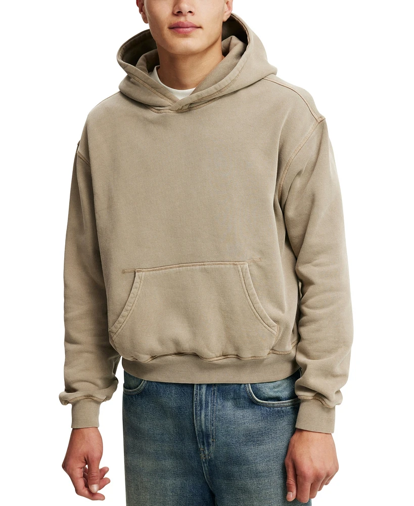 Cotton On Men's Premium Cropped Fit Hoodie