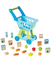 Just Like Home Toy Shopping Cart Set