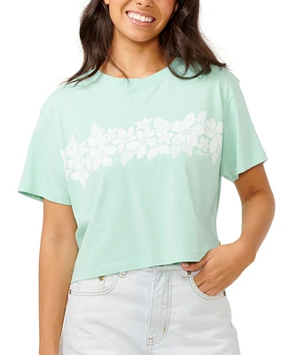 Rip Curl Juniors' Waikiki Short-Sleeve Cropped T-Shirt