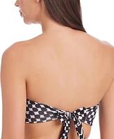 Sanctuary Women's Beach Conversations Reversible Bandeau Bikini Top