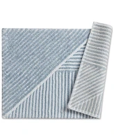 Decor Studio Luna Stripe Skid-Resistant Bath Rug, 20" x 30"