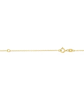 Diamond Accent Sunflower Pendant Necklace in 14k Gold-Plated Sterling Silver, 16" + 2" extender