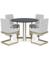 Emila 5 Pc. Dining Set (Round Table & 4 Chairs), Created for Macy's