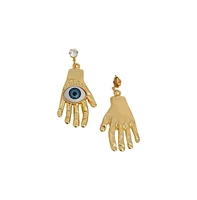 Sohi Women's The Hamsa Drop Earrings