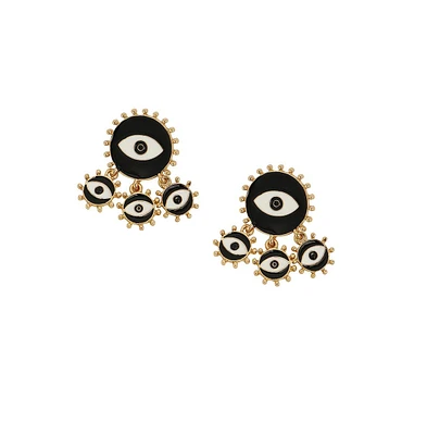 Sohi Women's The Malocchio Drop Earrings
