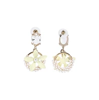 Sohi Women's The Fleur Drop Earrings