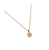 Sohi Women's The Clover Pendant Necklace