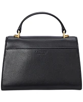 Lauren Ralph Leather Small Farrah Satchel