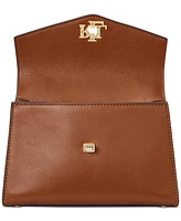 Lauren Ralph Leather Small Farrah Satchel