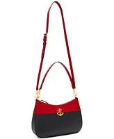 Lauren Ralph Lauren Striped Leather Danni Bag