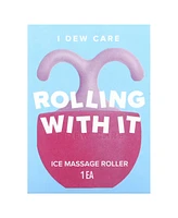 I Dew Care Rolling with It | Cooling, Depuffing Ice Face Roller, with Cap, Gift, Reusable and